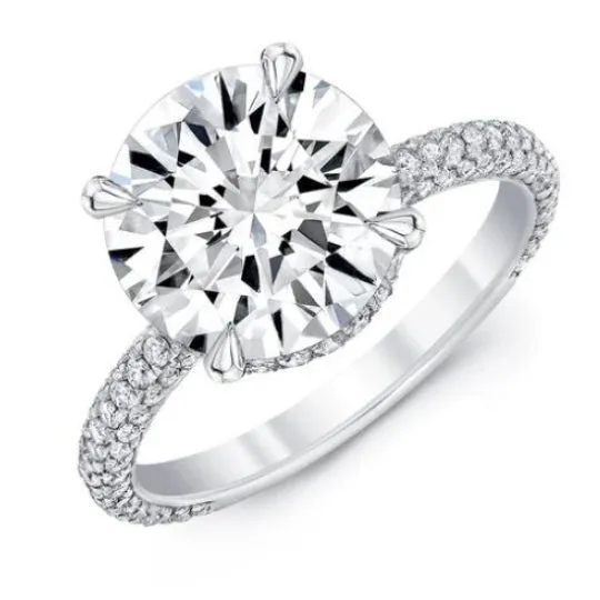 1 Carat Round Cut Diamond - H SI2 - 1.00ct - 181011