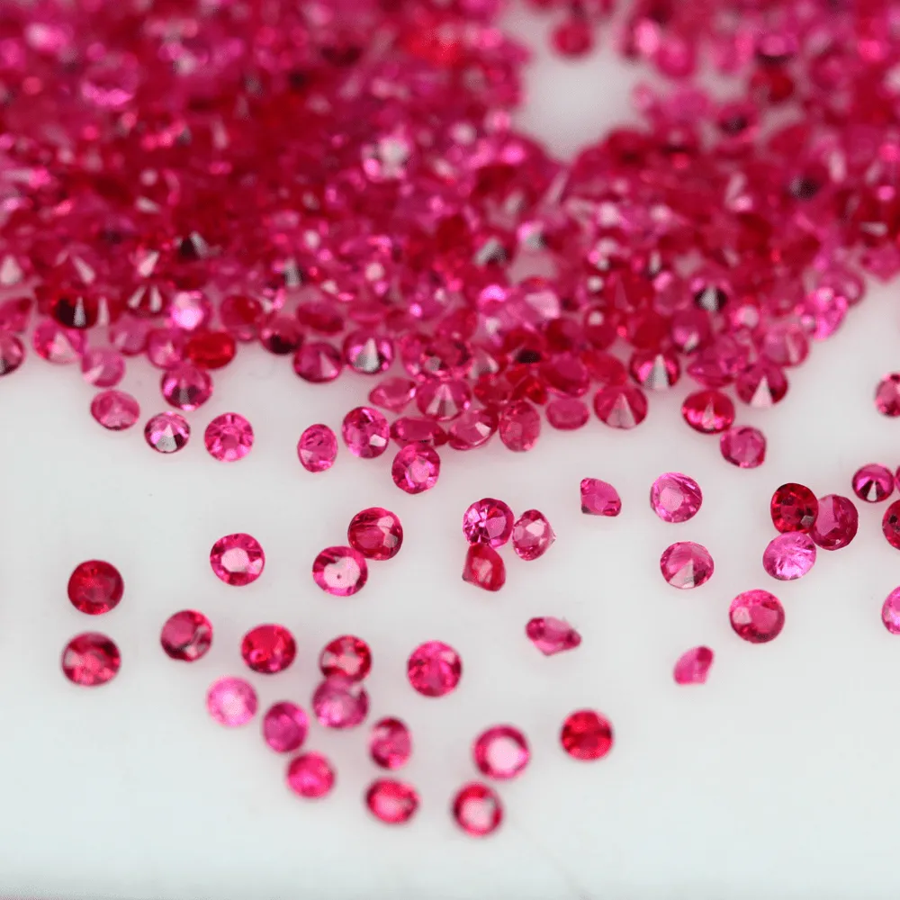 10 carats Melee size Round Brilliant Natural Mogok Pink Spinels | Reddish Pink Spinels