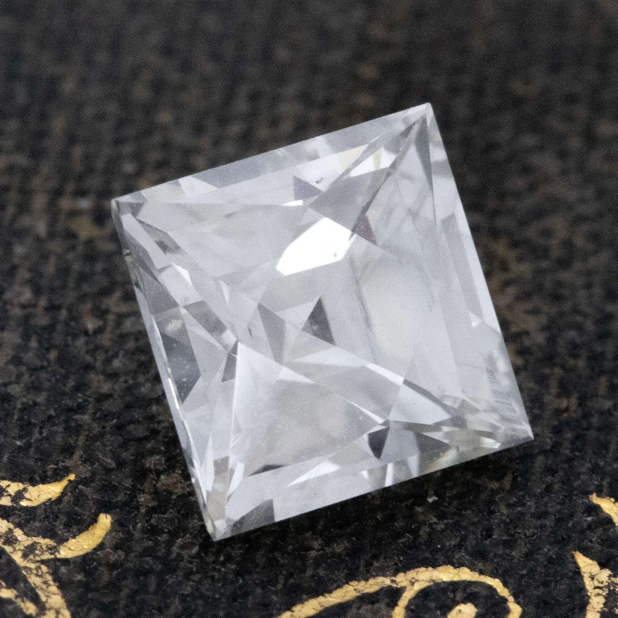 1.58ct French/Carre Cut Diamond, GIA L SI1