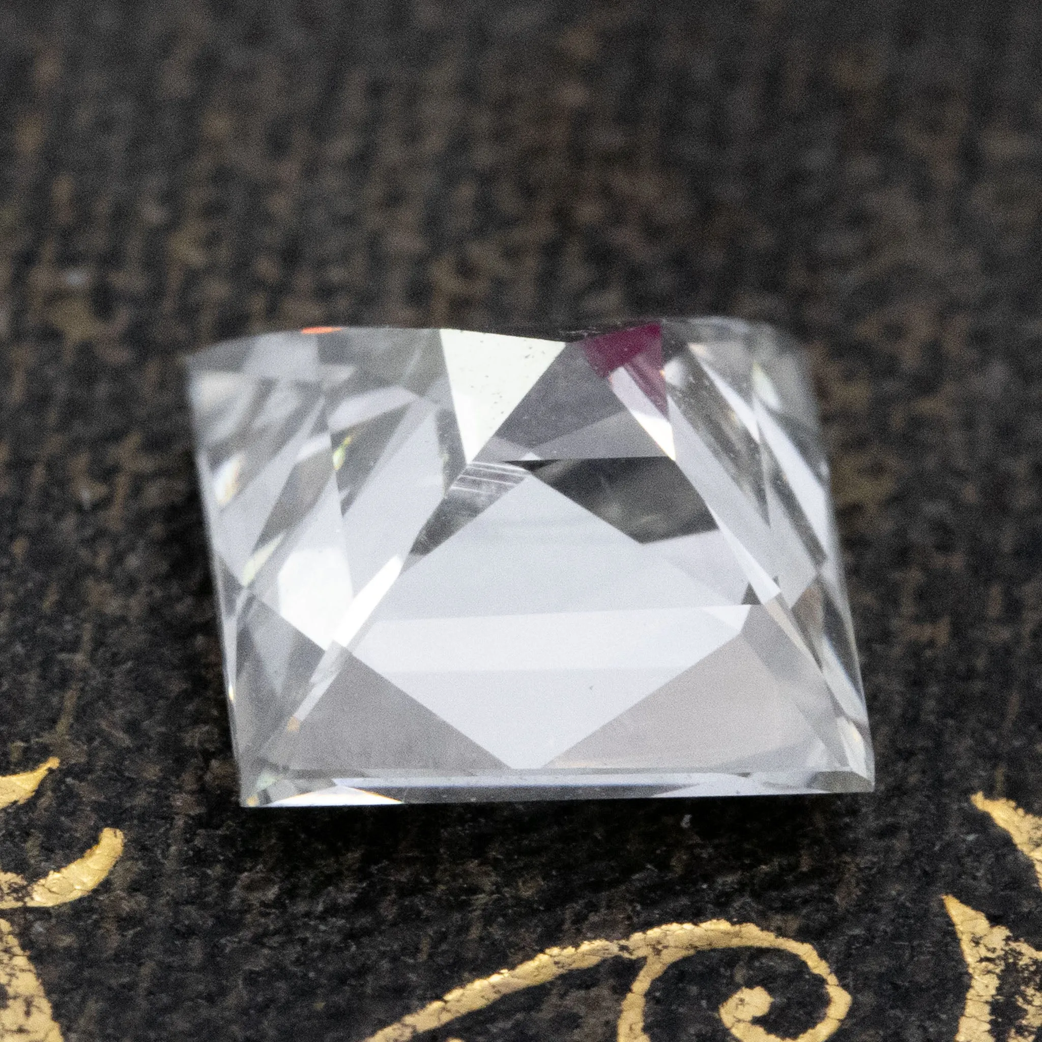 1.58ct French/Carre Cut Diamond, GIA L SI1