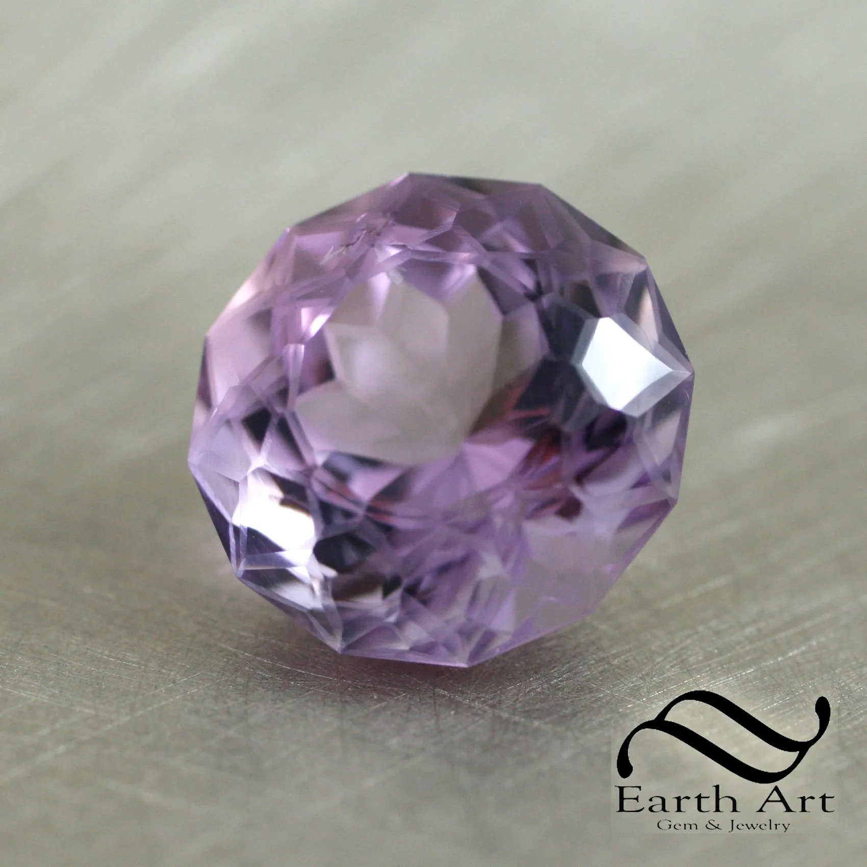 15ct Natural Amethyst Special Round Cut