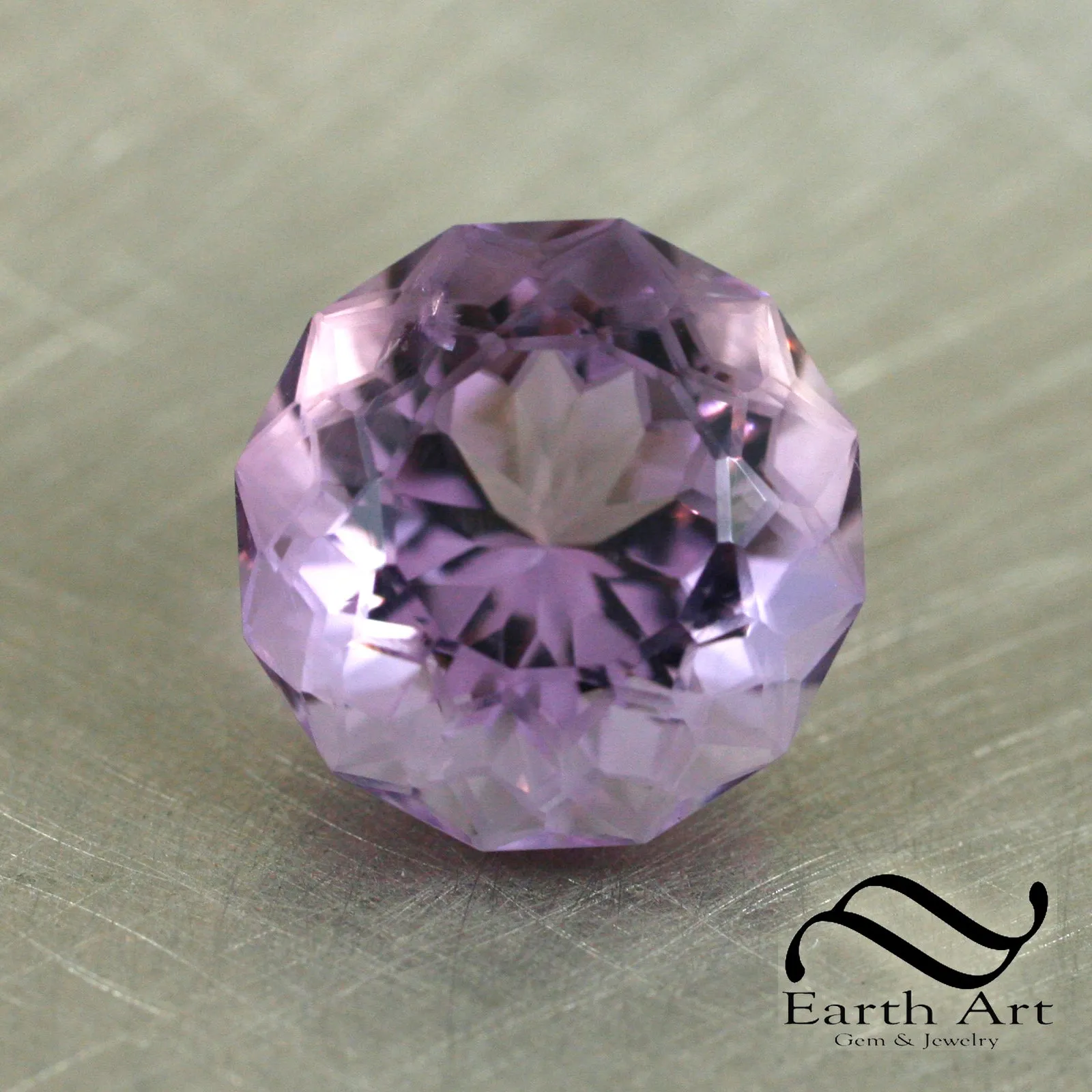 15ct Natural Amethyst Special Round Cut