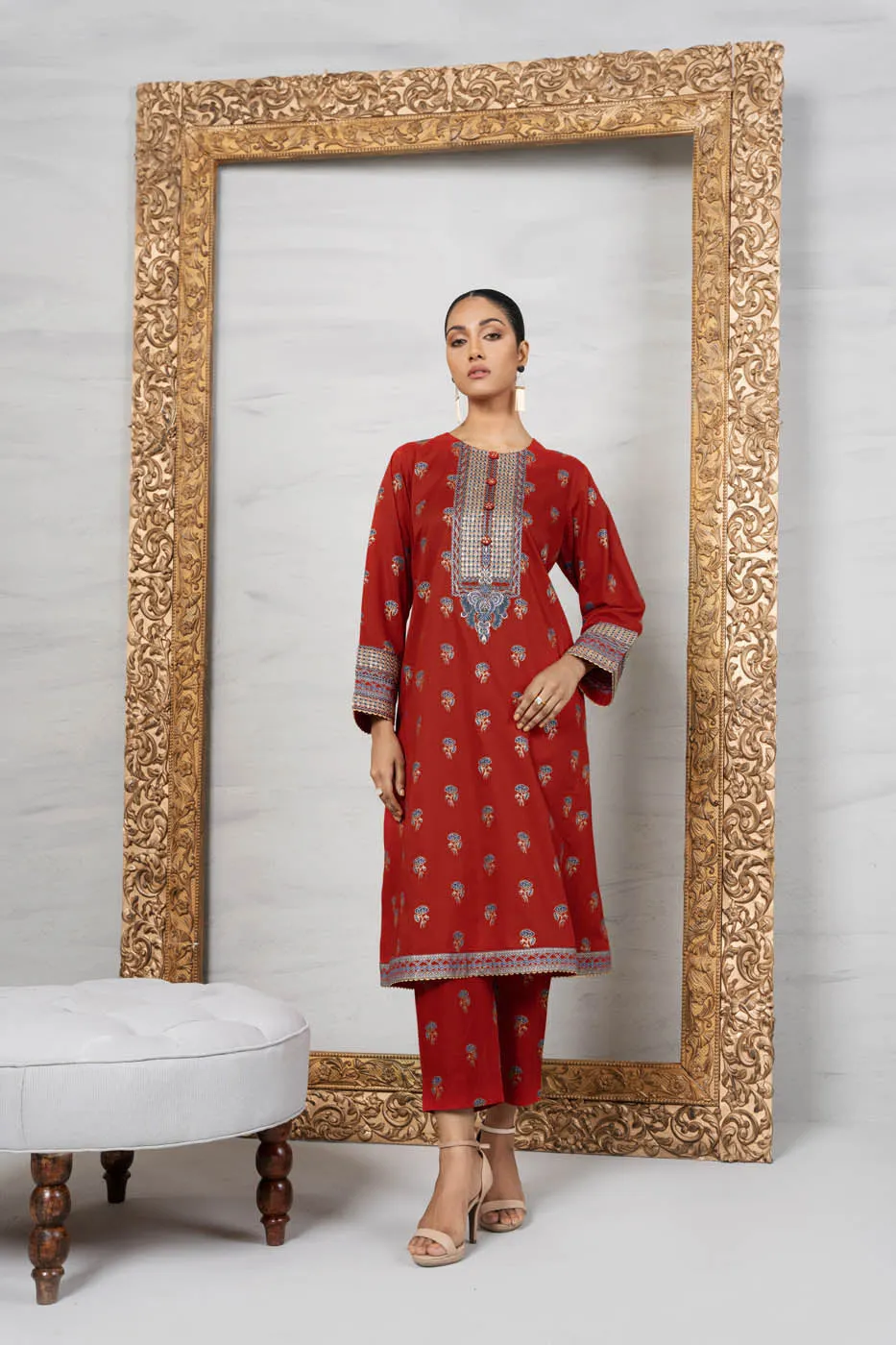 2 Pc Cambric Outfit