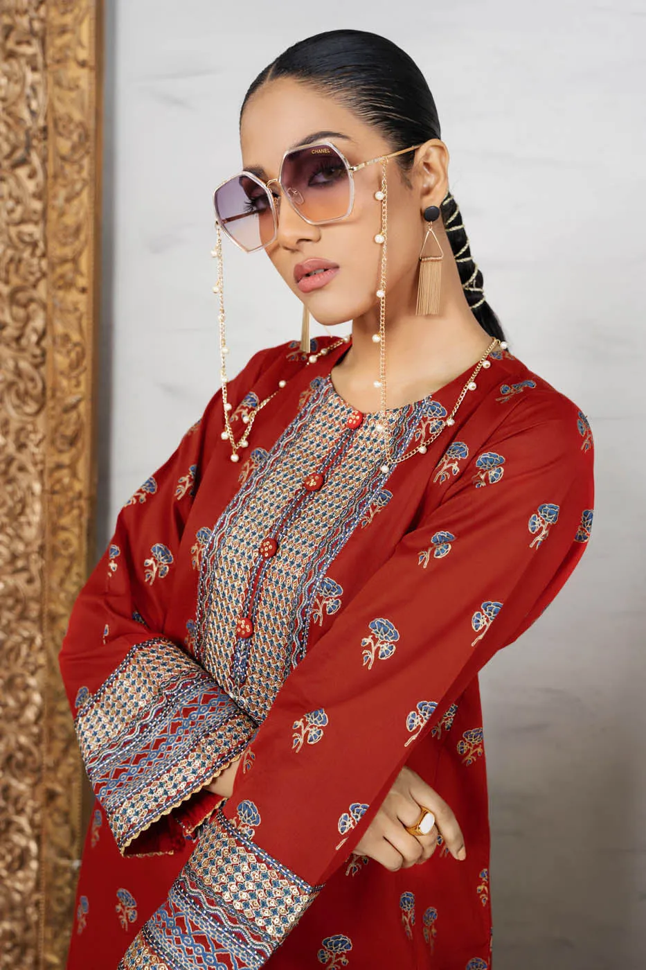 2 Pc Cambric Outfit