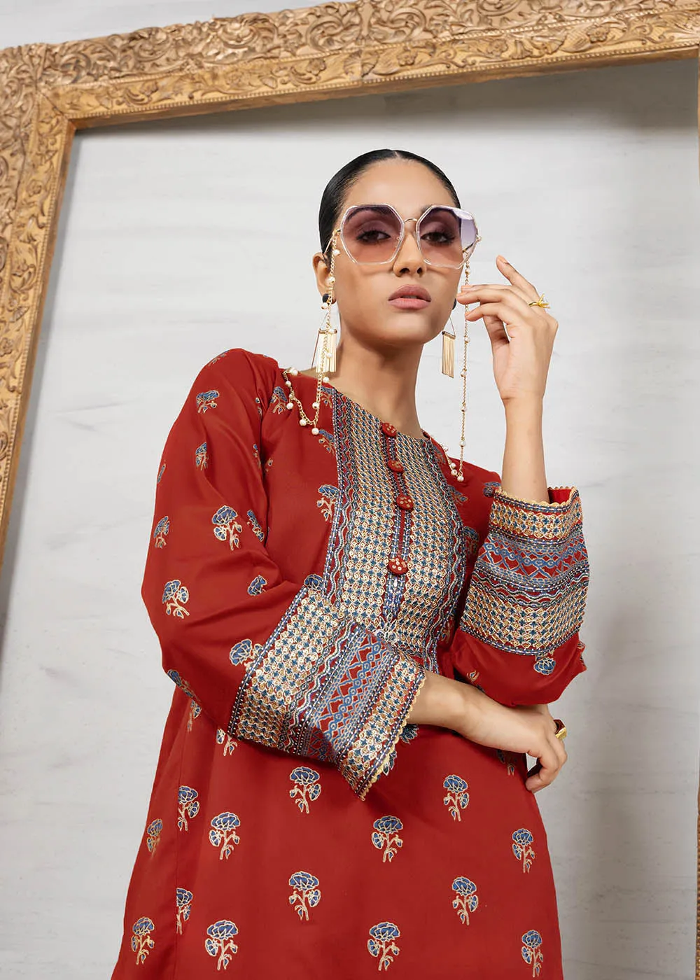 2 Pc Cambric Outfit