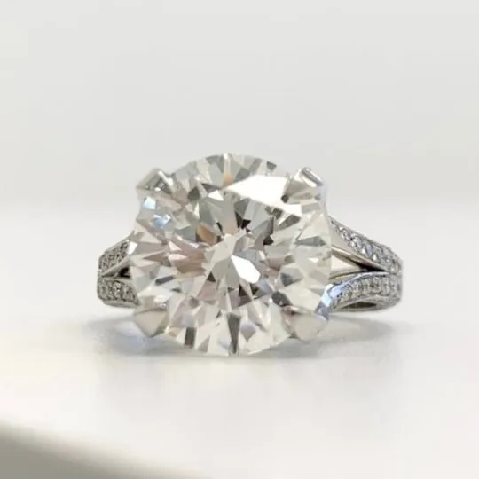 2.5 Carat Round Cut Diamond - I SI2 - 2.72ct - 187292