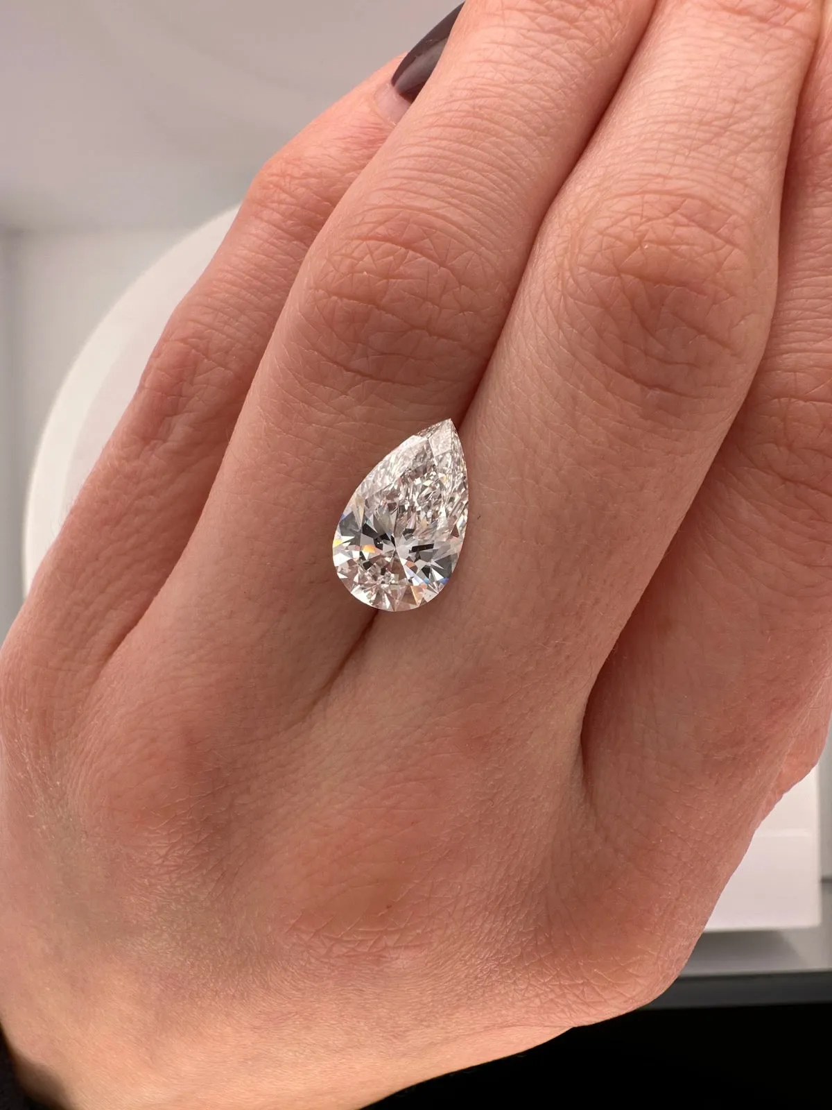 3.03 CARAT PEAR LAB GROWN DIAMOND