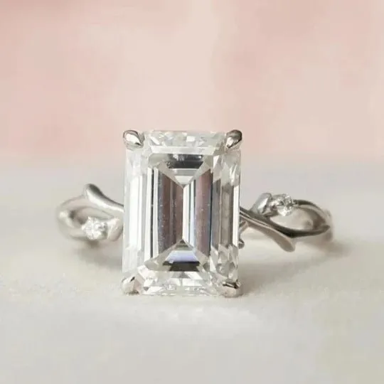 3/4 Carat Emerald Cut Diamond - G SI1 - 0.81ct - 170124