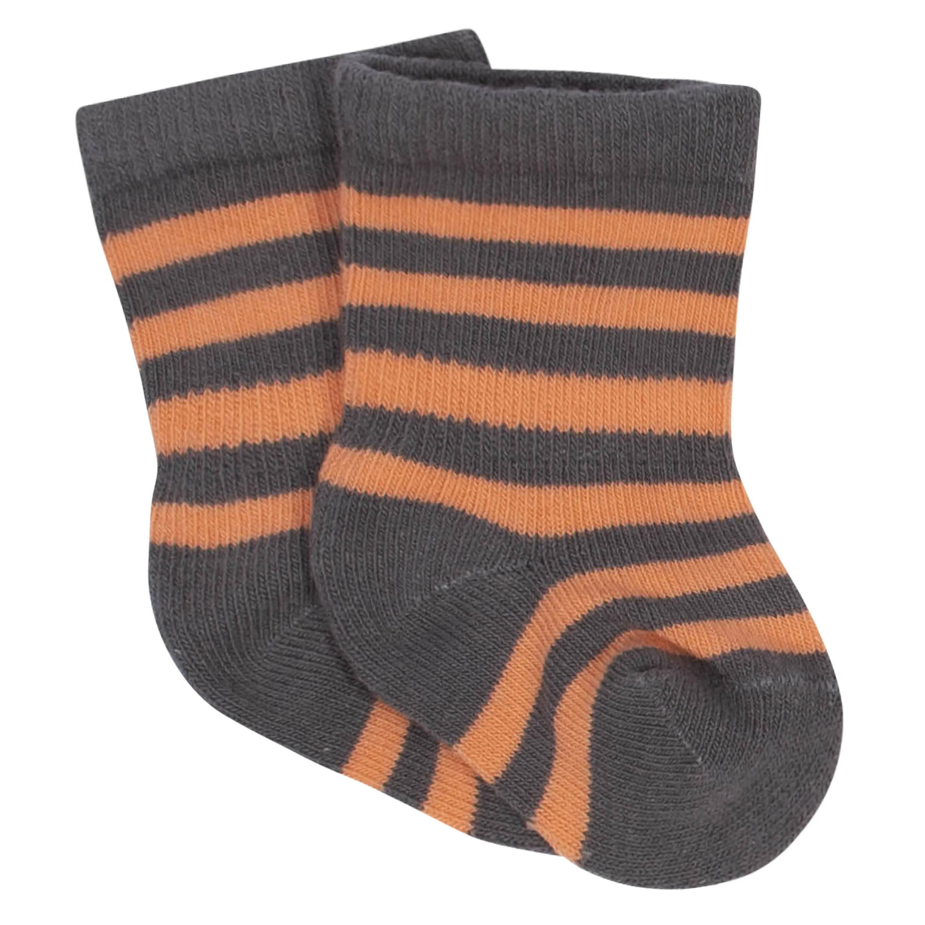 6-Pack Baby Boys Comfy Stretch Bicycle Wiggle Proof® Socks