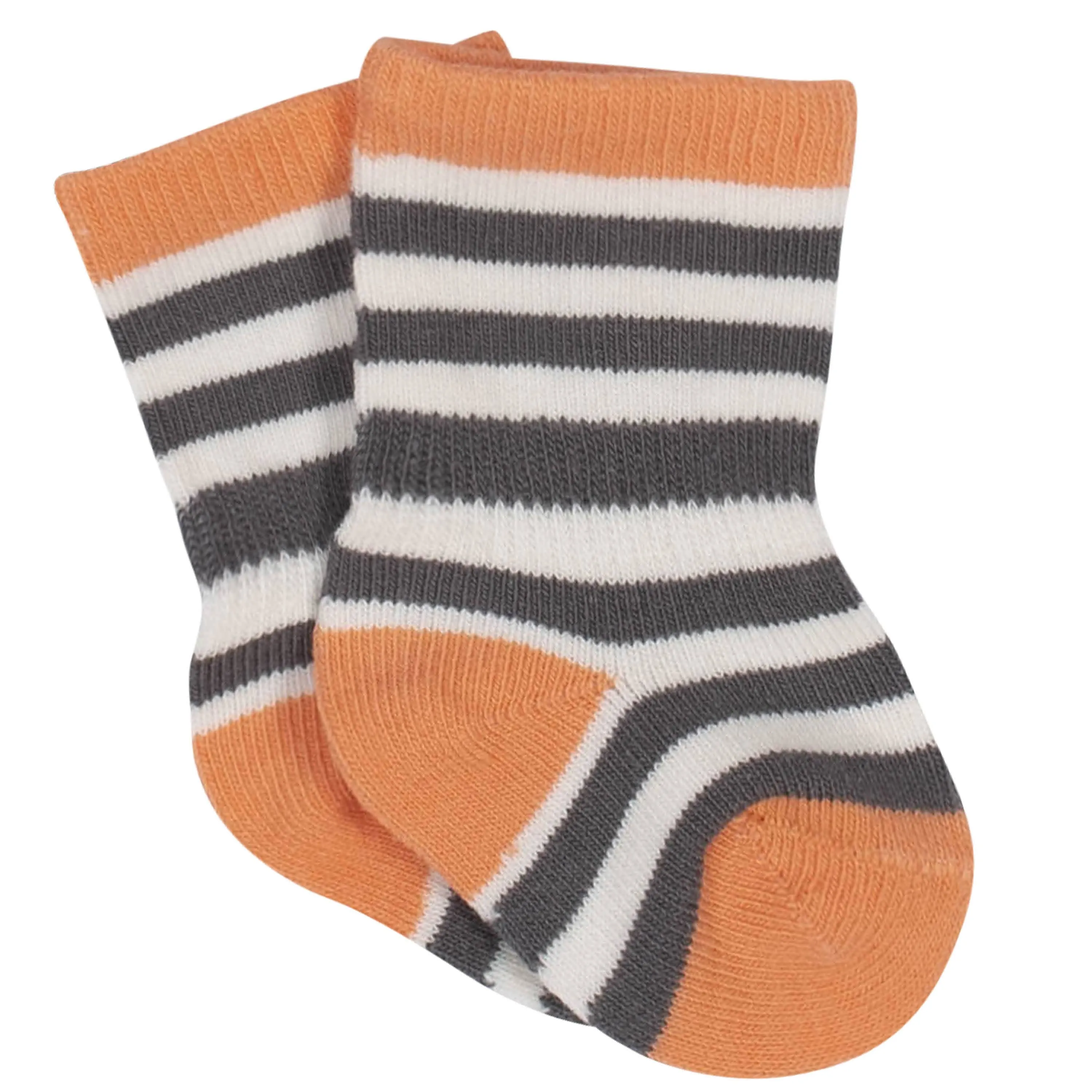 6-Pack Baby Boys Comfy Stretch Bicycle Wiggle Proof® Socks