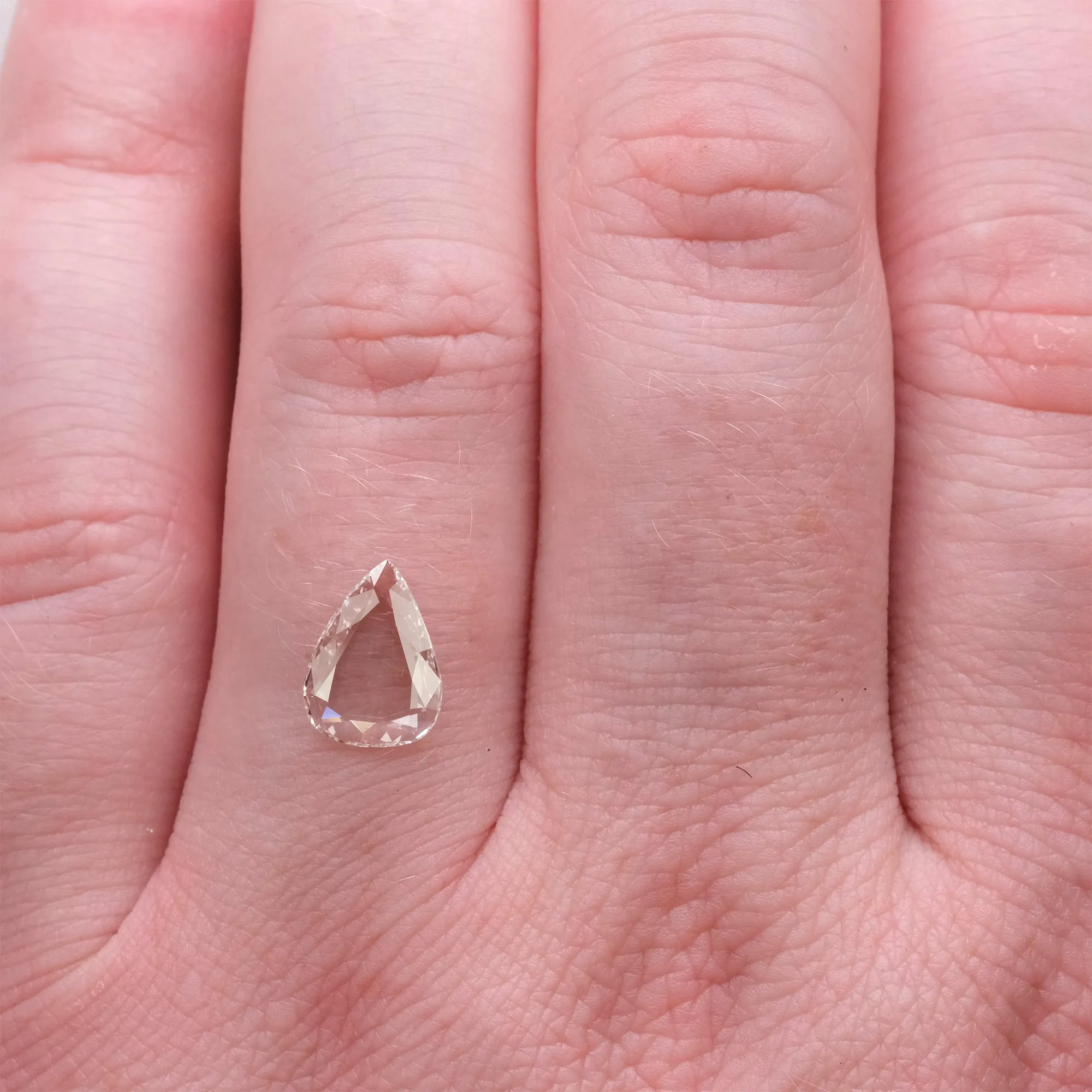 .75 Carat Clear Portrait Cut Pear Diamond
