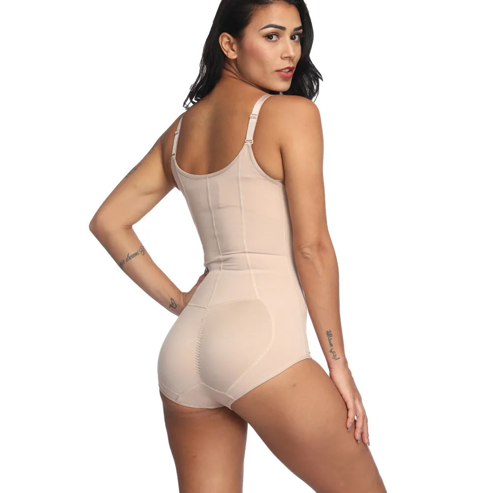 Adjustable Under Dress Slimming Body Shaper, Tan