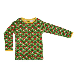 Adult's Radish - Foliage Green Long Sleeve Shirt - 1 Left Size S