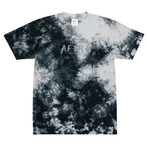 Aftrz Embroidered Oversized Tie-Dye Short Sleeve T-Shirt