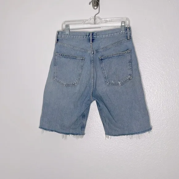 AGOLDE 90'S Mid Rise Loose Denim Shorts In Riptide Size 28
