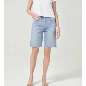 AGOLDE 90'S Mid Rise Loose Denim Shorts In Riptide Size 28
