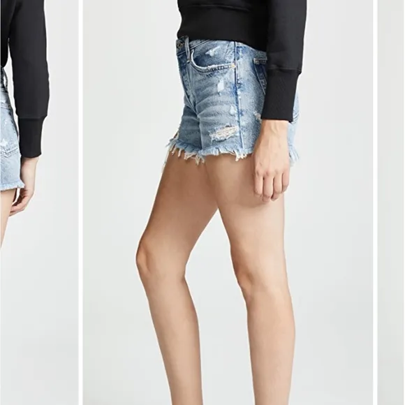 AGOLDE Parker Vintage Loose Fit Cutoff Shorts