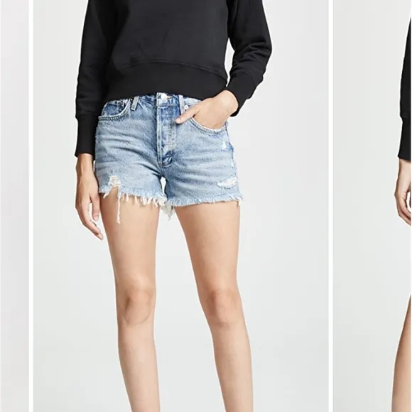 AGOLDE Parker Vintage Loose Fit Cutoff Shorts