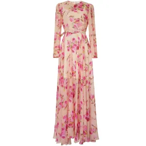 Aislings A-line slim long dress