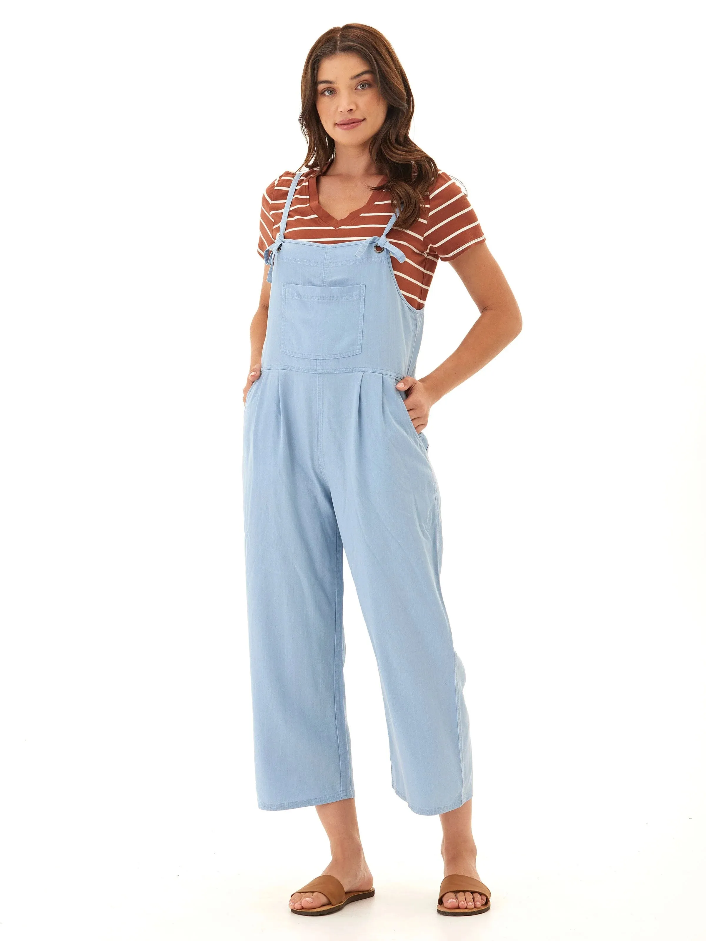 Alexis Stretch Chambray Jumpsuit