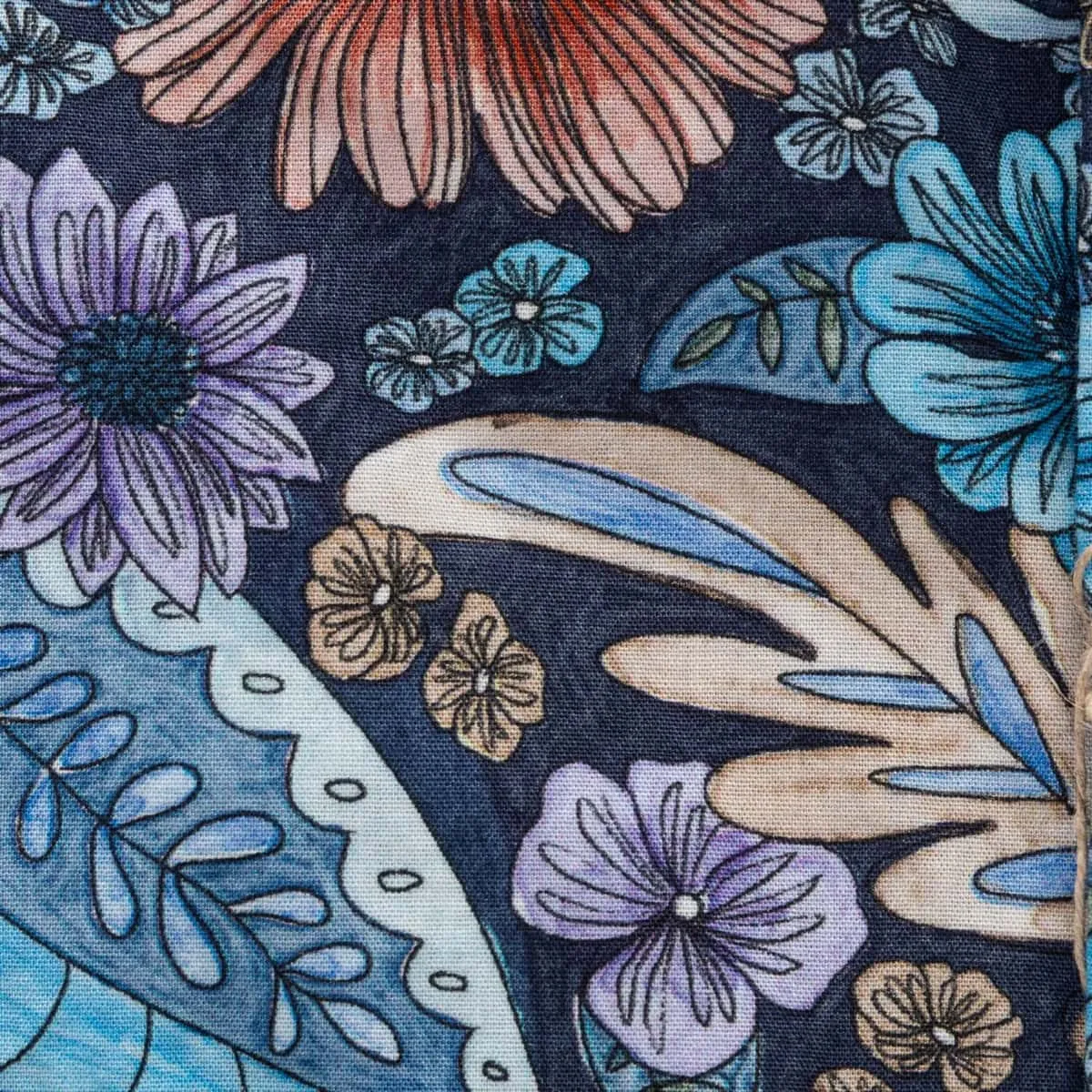 Altemflower - Positano Poplin Shirt - Floral - Blue