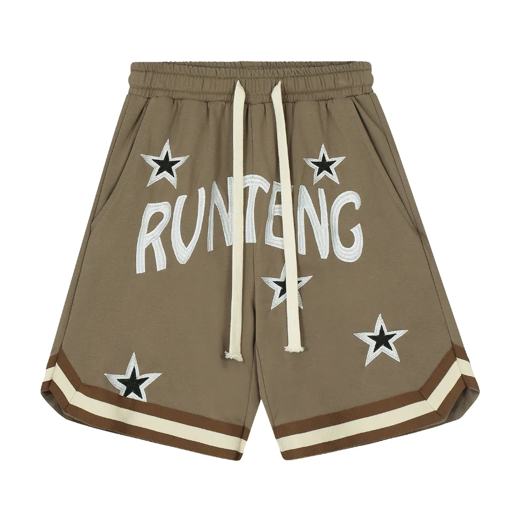 American Star Letter Embroidery Shorts