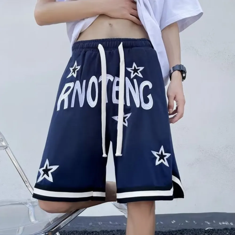 American Star Letter Embroidery Shorts
