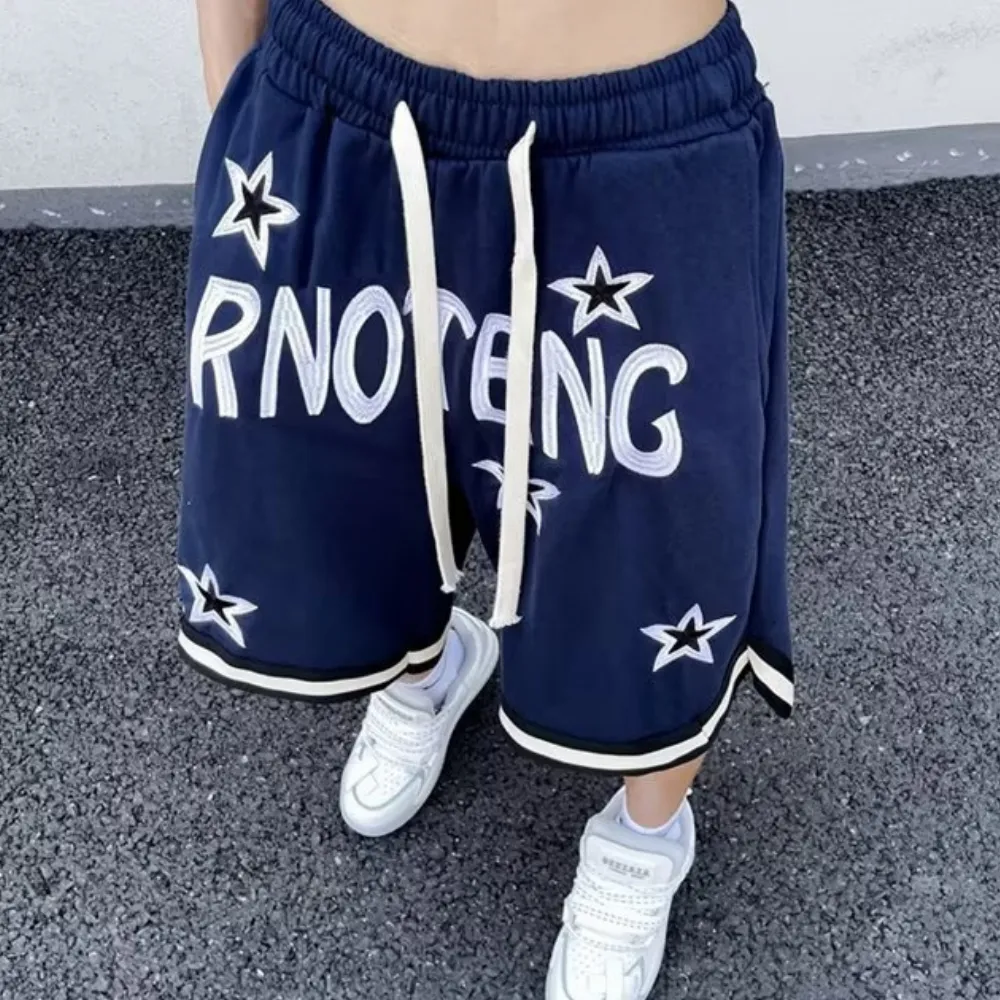 American Star Letter Embroidery Shorts