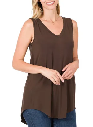 Americano V Neck Top S-3XL
