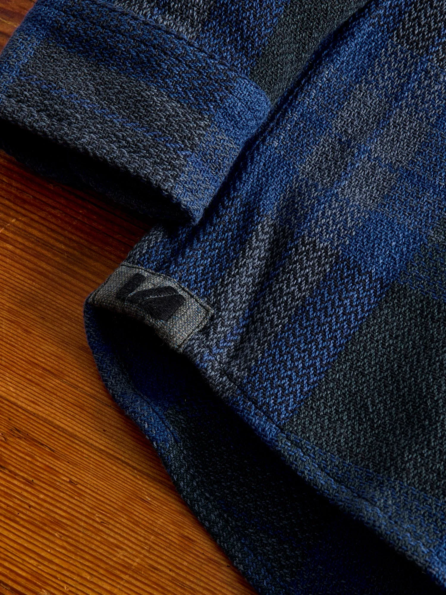 Ames Workshirt in Iron/Indigo Plaid