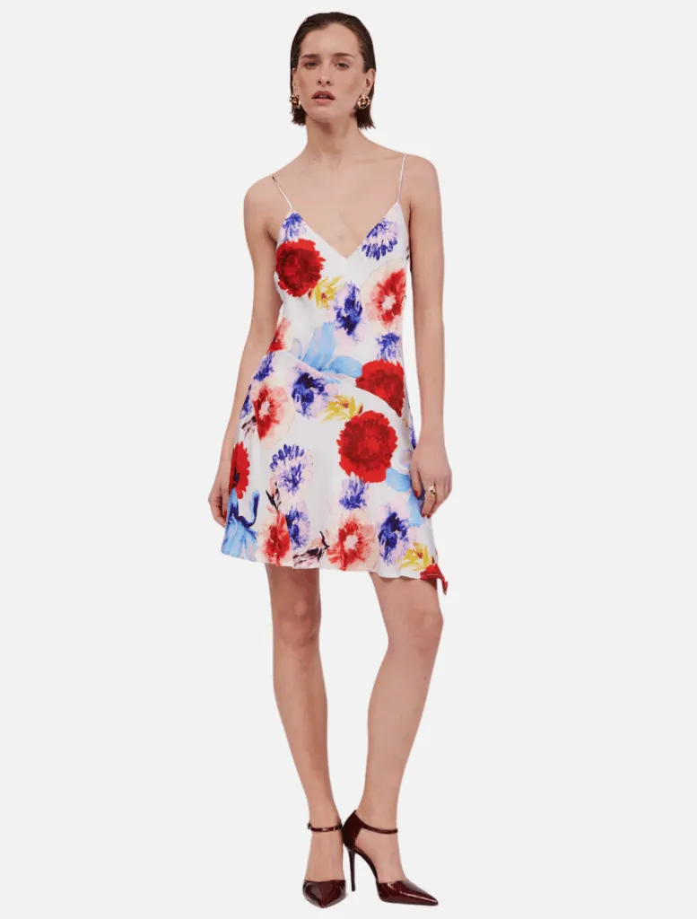 Amie Slip Mini Dress - Floral Print