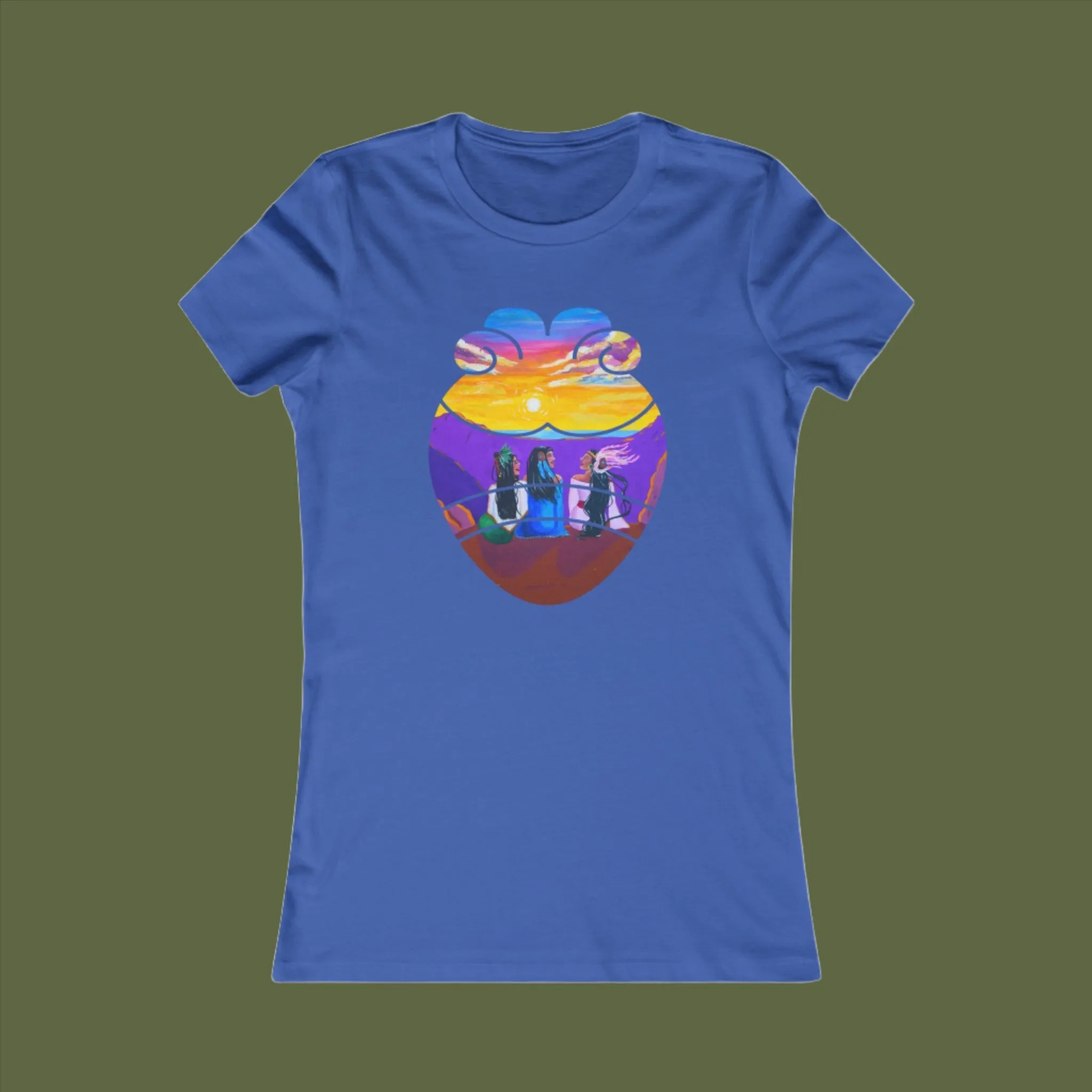 Amistad Women's Favorite Tee| Aztec Friendship| Calpulli| Yollotl| Danza Azteca| Indigenous| Aztec dance| clothes| Apparel| t-shirt| tshirt