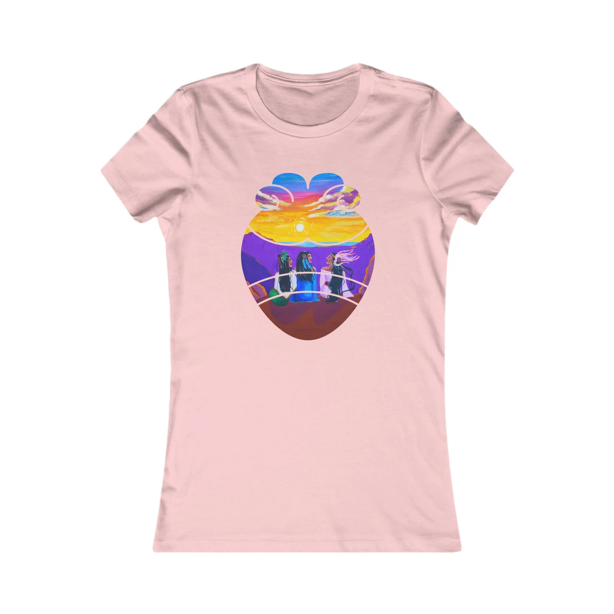 Amistad Women's Favorite Tee| Aztec Friendship| Calpulli| Yollotl| Danza Azteca| Indigenous| Aztec dance| clothes| Apparel| t-shirt| tshirt