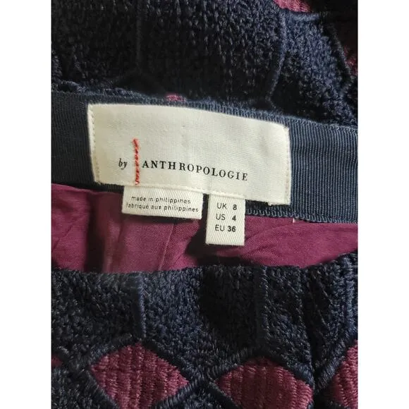 Anthropologie Maeve Lace Knit Shorts - New - Size 4