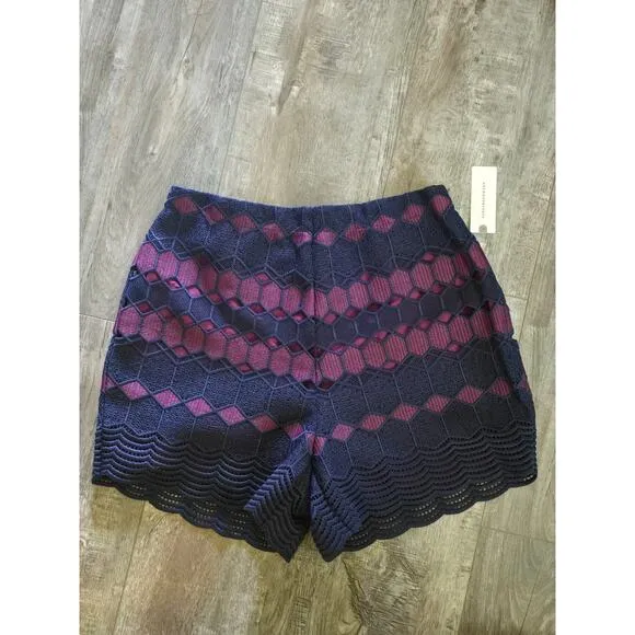 Anthropologie Maeve Lace Knit Shorts - New - Size 4