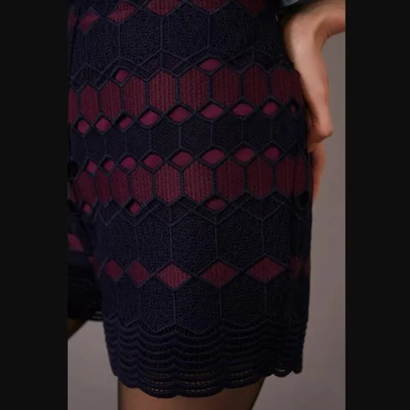 Anthropologie Maeve Lace Knit Shorts - New - Size 4