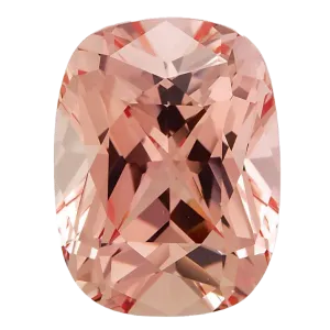 Antique Cushion FAB Lab-Grown Champagne Sapphire Gems