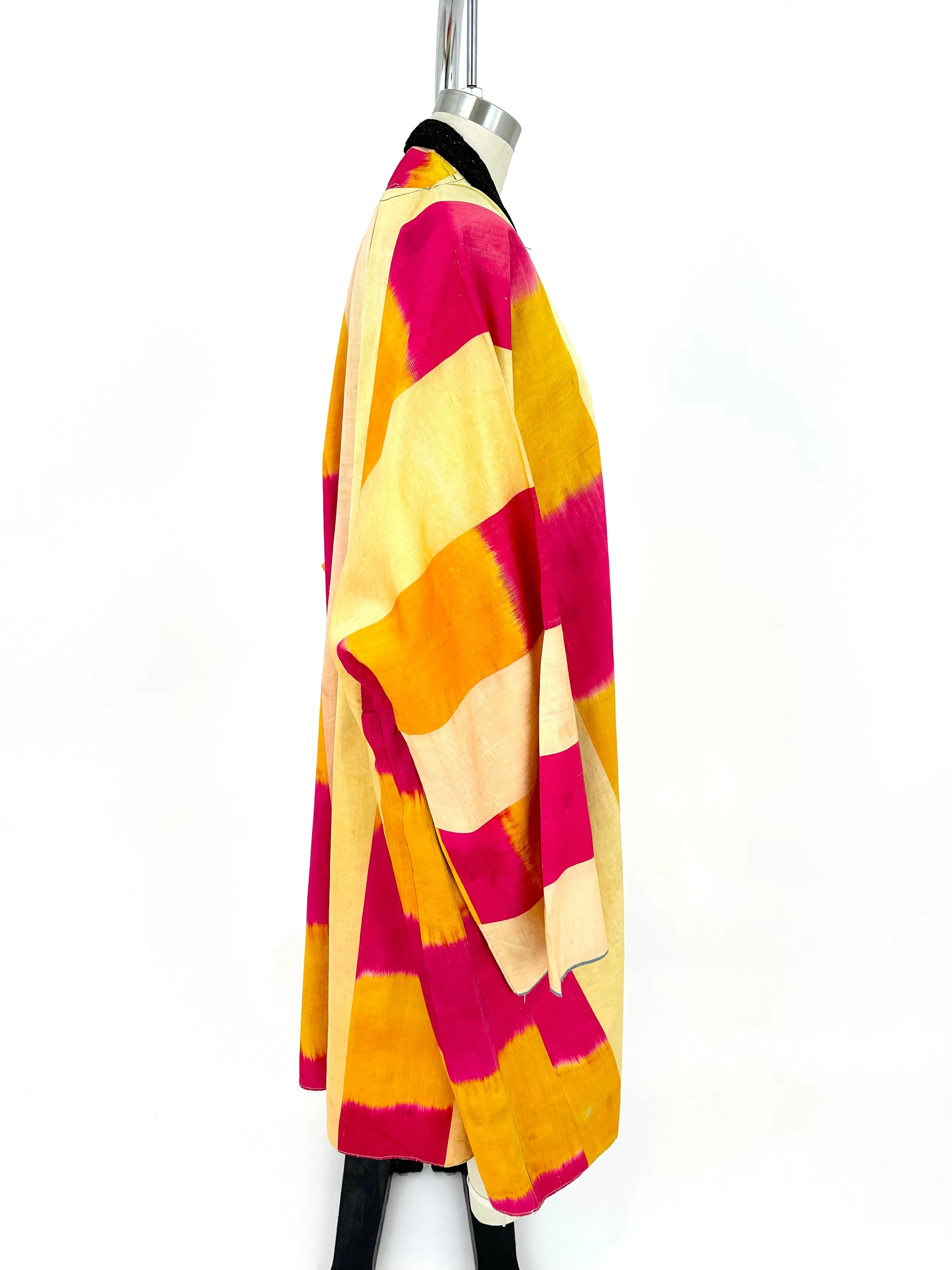 Antique Ikat Silk Chapan