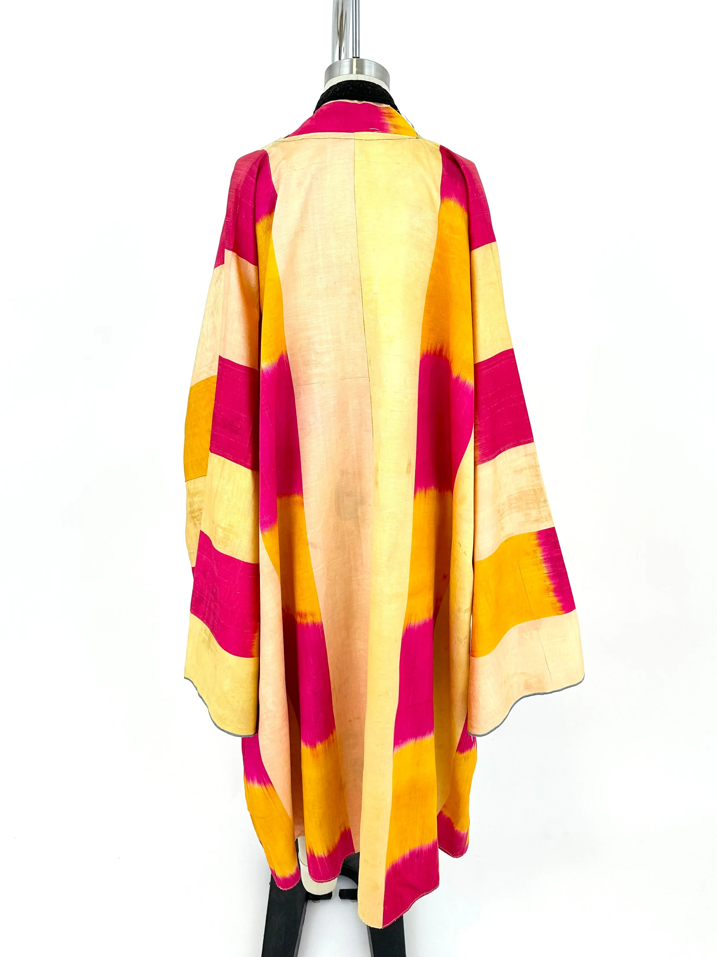 Antique Ikat Silk Chapan