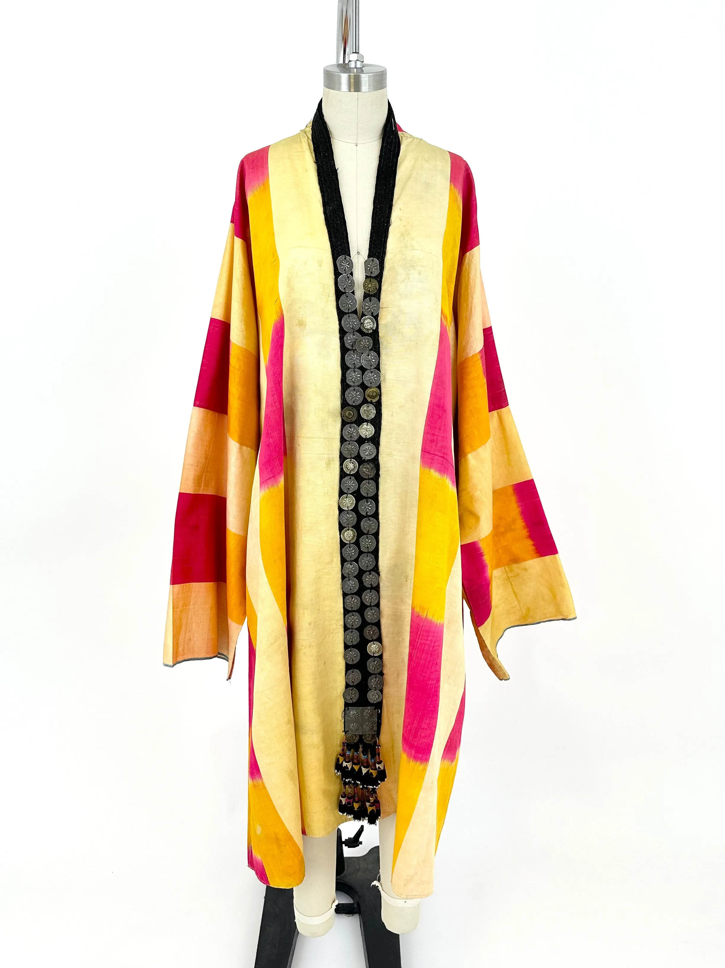 Antique Ikat Silk Chapan