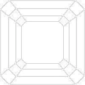 Asscher SUPERNOVA Loose Moissanite Stone