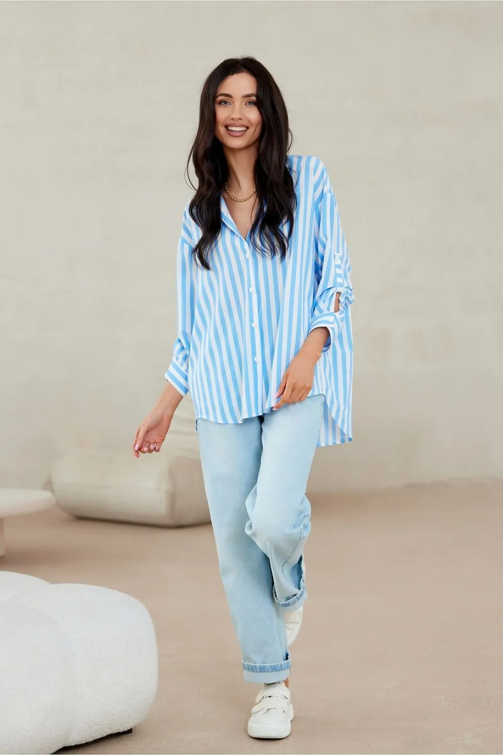 Asymmetrical Luxe Oversized Shirt