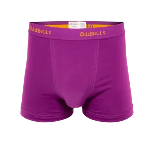 Aubergine - Mens Boxer Shorts