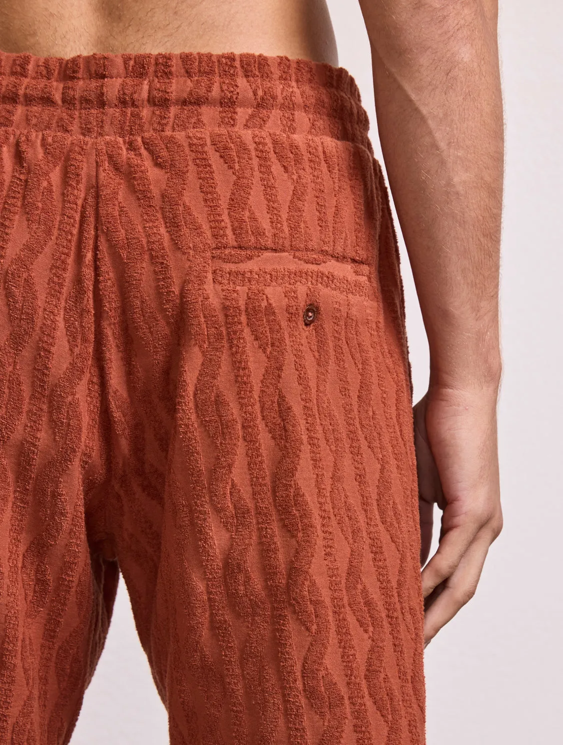 AUGUSTO TERRY COTTON SHORTS