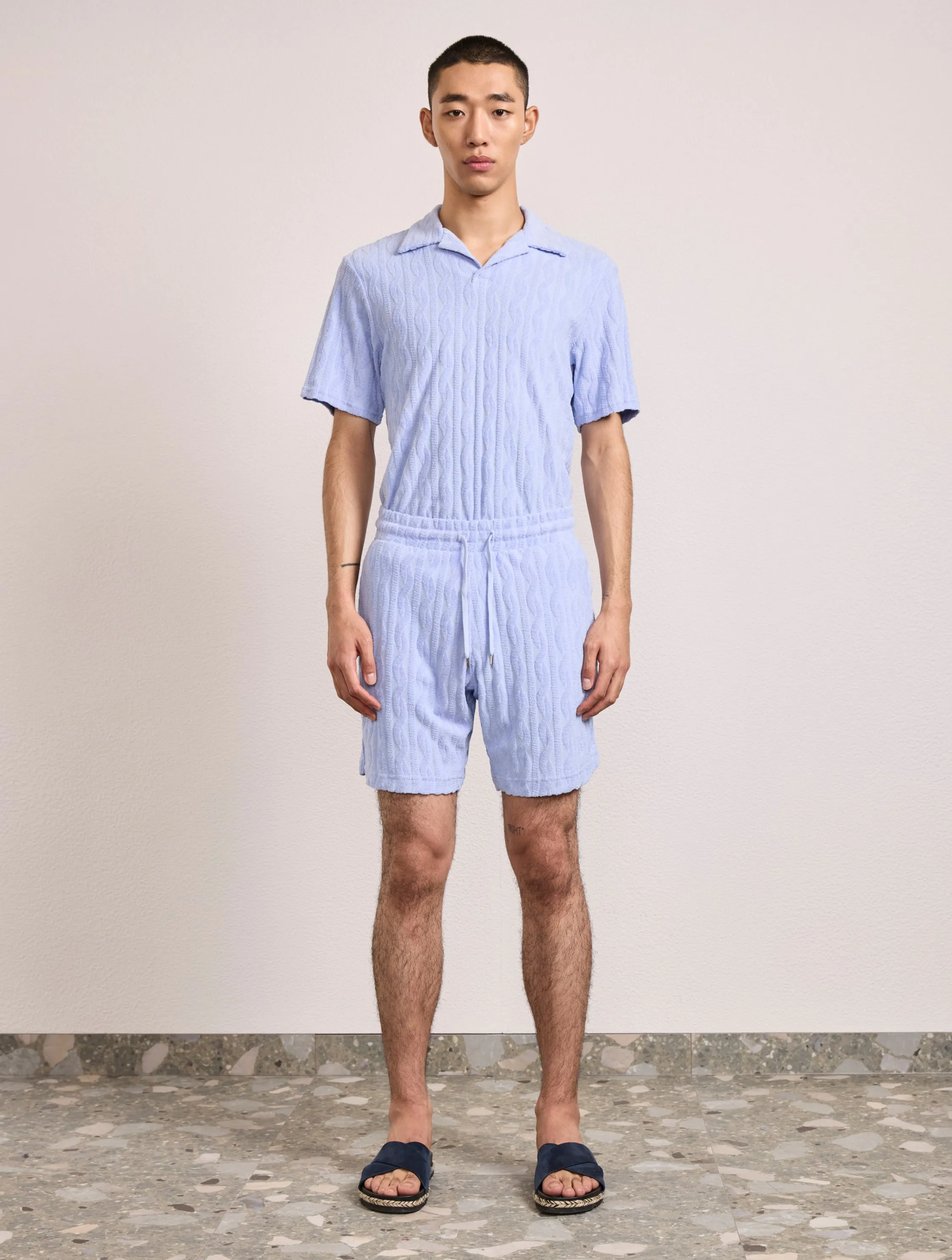 AUGUSTO TERRY COTTON SHORTS