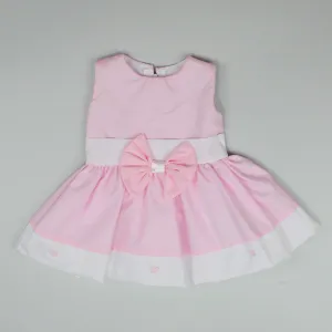 Baby Girls Pink Classic Style Summer Dress