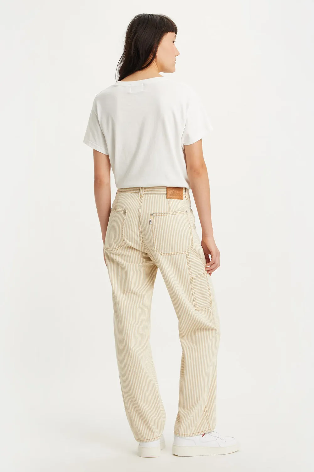 Baggy Dad Utility Jeans Lines in the Sand