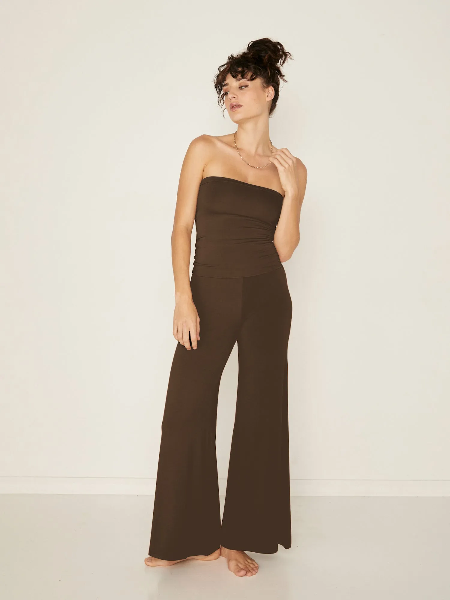 Bamboo Tube Top / Skirt - Cocoa