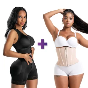 BBL & Lipo | Stage 2 Faja Post-Op Shapewear | With Bra   BBL & Lipo | Stage 4 Faja Waist Cincher | Hourglass | Pack Exclusivo