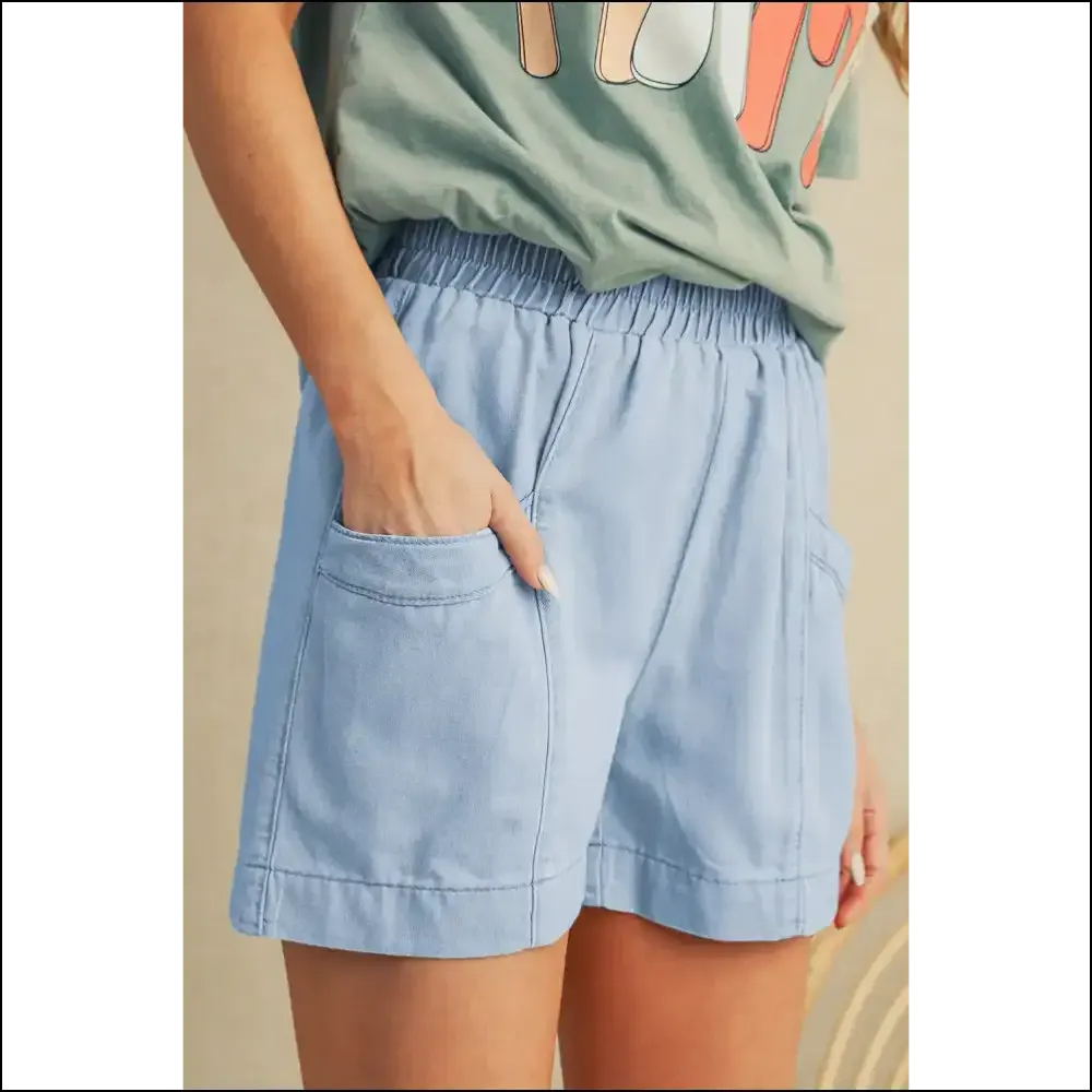 Beau Blue Wide Leg Denim Shorts: so Comfy, It's Practically Illegal 👖